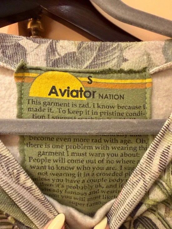 Aviator Nation Green Jungle Women's Sweatsuit - Picture 4 of 4